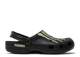 Pleasures x Classic Clog « Squelette – Brille dans le noir »