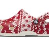 Pull classique de vacances Crocs (femmes) à imprimé graphique « Rouge et blanc » 209237-90H