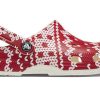 Pull classique de vacances Crocs (femmes) à imprimé graphique « Rouge et blanc » 209237-90H