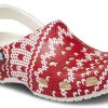 Pull classique de vacances Crocs (femmes) à imprimé graphique « Rouge et blanc » 209237-90H