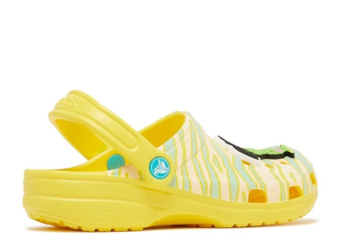 Ron English x Classic Clog Kids « Animaux de fête – Zèbre citron »