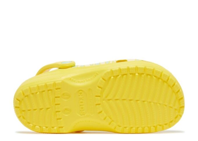Ron English x Classic Clog Kids « Animaux de fête – Zèbre citron »