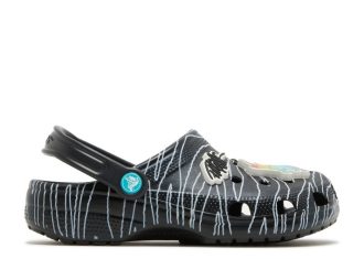 Ron English x Classic Clog Kids « Animaux de fête – Zèbre noir »