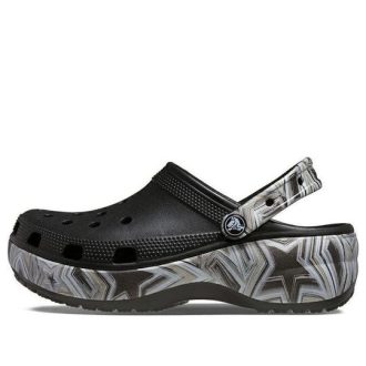 Sabot Crocs Classic Crush Disco (femme) « Noir » 208123-0C4