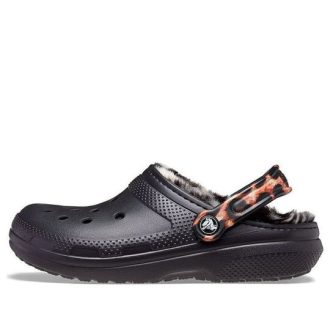Sabot Crocs Classic Lined Animal Remix « Noir et multicolore » 207842-0ZR