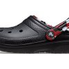 Sabot Crocs Classic Lined Camo « Noir et rouge » 208047-063