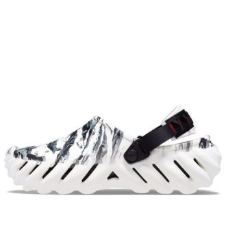 Sabot Crocs Echo Tiger « Blanc Noir » 208418-103