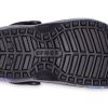 Sabot Crocs (GS) Classic à doublure duveteuse « Black Lightning » 207322-0C4