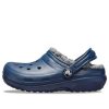 Sabot Crocs (GS) Classic à paillettes doublé « Bleu » 207010-459