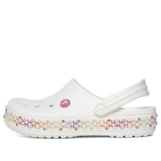 Sabot Crocs (GS) Crocband Stretch Necklace « Blanc Multi » 208269-94S