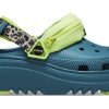 Sabot Crocs Hiker Xscape imprimé animal « Vert sarcelle » 208605-9DB