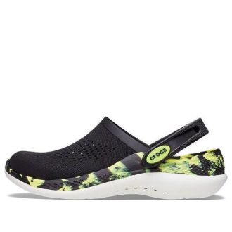 Sabot Crocs LiteRide 2.0 « Noir Jaune Fluo » 207634-02K