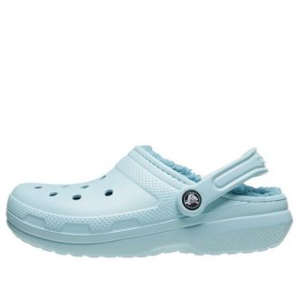 Sabot doublé classique Crocs (femmes) « Bleu ciel » 203591-4SS