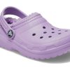 Sabot doublé classique Crocs (PS) « Violet » 207010-5PR