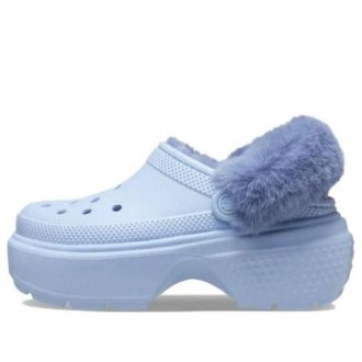 Sabot doublé Crocs (GS) Stomp « Bleu calcite » 208546-4NS