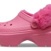 Sabot doublé Crocs Stomp (femmes) « Hyper Pink » 208546-6VZ