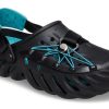 Sabot à lacets réfléchissants Crocs Echo « Noir sarcelle » 210004-001