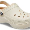 Sabot plateforme doublé Crocs (femmes) « Bone » 207938-2Y2