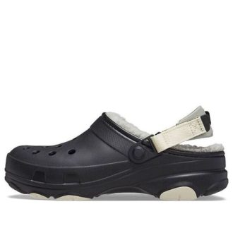 Sabot tout-terrain doublé Crocs « Noir et blanc » 207936-001