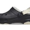 Sabot tout-terrain doublé Crocs « Noir et blanc » 207936-001