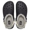 Sabot tout-terrain doublé Crocs « Noir et blanc » 207936-001