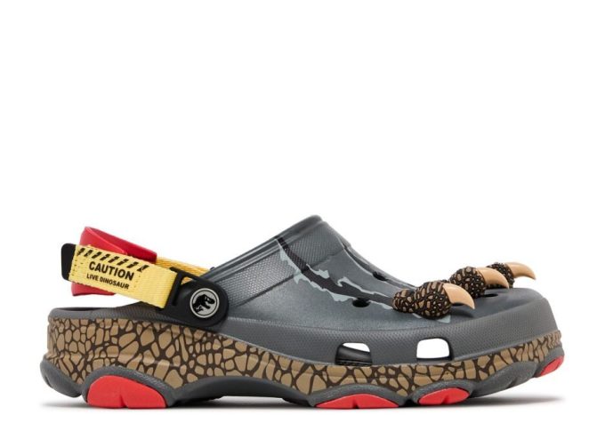 Sabot tout-terrain Jurassic World x « Attention, dinosaure vivant »