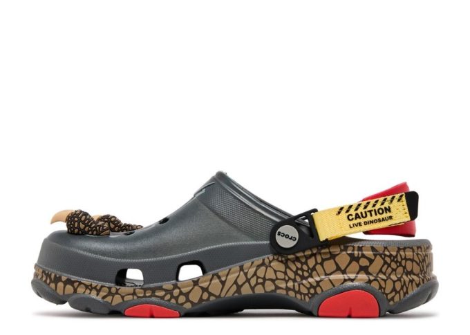 Sabot tout-terrain Jurassic World x « Attention, dinosaure vivant »