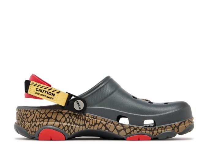Sabot tout-terrain Jurassic World x « Attention, dinosaure vivant »