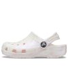 Sabots classiques Crocs (GS) « Marbre blanc rose » 207364-6PS