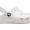 Sabots classiques Crocs (GS) « Marbre blanc rose » 207364-6PS