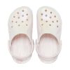 Sabots classiques Crocs (GS) « Marbre blanc rose » 207364-6PS