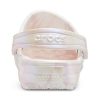 Sabots classiques Crocs (GS) « Marbre blanc rose » 207364-6PS