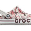 Sabots classiques imprimés Crocs Bayaband « Blanc, marron, rouge » 205840-1CD