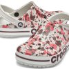Sabots classiques imprimés Crocs Bayaband « Blanc, marron, rouge » 205840-1CD
