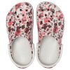 Sabots classiques imprimés Crocs Bayaband « Blanc, marron, rouge » 205840-1CD