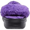 Sabots Crocs Baya doublés à brides duveteuses « Noir/Violet » 20663309V