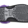 Sabots Crocs Baya doublés à brides duveteuses « Noir/Violet » 20663309V
