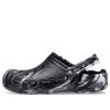 Sabots Crocs Baya doublés marbrés « Noir Argent » 208333-0C4