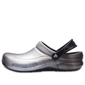 Sabots Crocs Bistro Graphic « Argent Noir » 204044-041