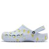 Sabots Crocs Classic Baya à motif floral « Bleu et blanc » 206230-4KV