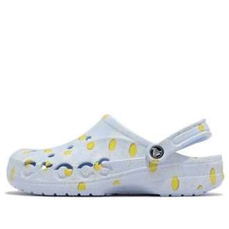 Sabots Crocs Classic Baya à motif floral « Bleu et blanc » 206230-4KV