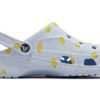 Sabots Crocs Classic Baya à motif floral « Bleu et blanc » 206230-4KV