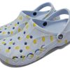 Sabots Crocs Classic Baya à motif floral « Bleu et blanc » 206230-4KV