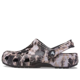Sabots Crocs Classic Bleach Dye « Noir et blanc » 207326-001