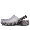 Sabots Crocs Classic Bleach « Noir translucide et blanc » 207333-001