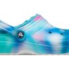 Sabots Crocs Classic doublés Solarized « Blanc Bleu Aqua » 207560-4SU