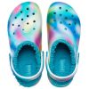 Sabots Crocs Classic doublés Solarized « Blanc Bleu Aqua » 207560-4SU