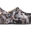 Sabots Crocs Classic doublés, teintes blanchies, « Noir, blanc, beige » 207299-001
