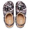 Sabots Crocs Classic doublés, teintes blanchies, « Noir, blanc, beige » 207299-001