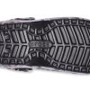 Sabots Crocs Classic doublés, teintes blanchies, « Noir, blanc, beige » 207299-001